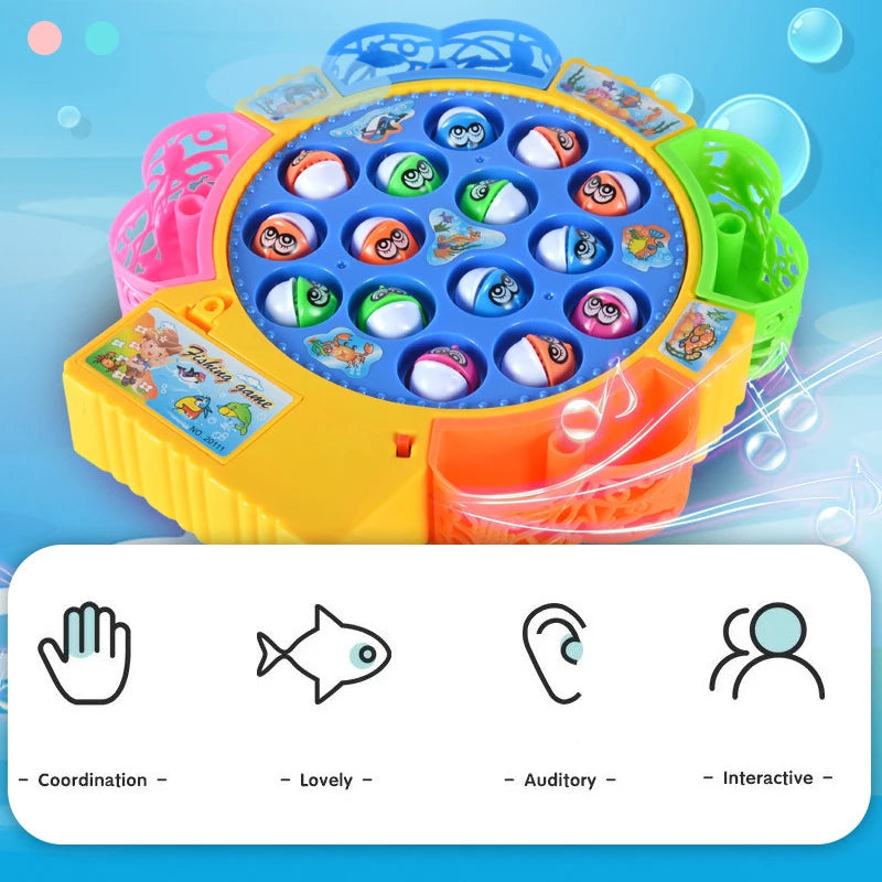 Retro Magnetic Fishing Game